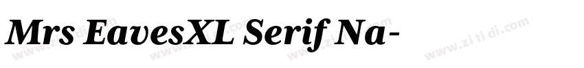 Mrs EavesXL Serif Na字体转换